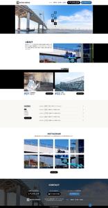 design maf (mafmaf)さんの大型構造物の塗装会社のコーポレートサイト（TOPデザイン）への提案