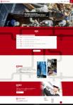 design maf (mafmaf)さんの配管工事会社のコーポレートサイト（TOPデザイン）への提案