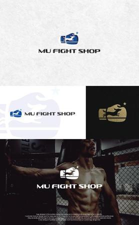 take5-design (take5-design)さんの格闘技用品店「MU FIGHT SHOP」のロゴへの提案