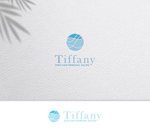 take5-design (take5-design)さんのキッズ脱毛サロン「Tiffany」のロゴへの提案