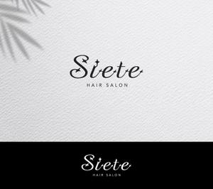 take5-design (take5-design)さんの美容室「Siete」のロゴへの提案