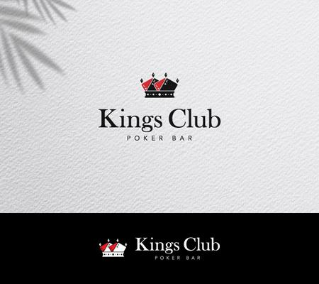 take5-design (take5-design)さんのポーカーバー「Kings Club」のロゴへの提案