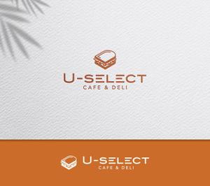 take5-design (take5-design)さんのカフェ「U-SELECT CAFE & DELI」のロゴとロゴイラストマークへの提案