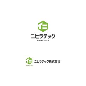 delftさんの北海道帯広市を拠点に法人・個人向けに建築板金業を営む「ニヒラテック株式会社」のロゴへの提案
