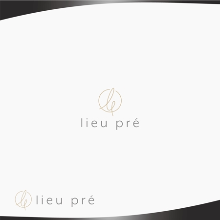 D.R DESIGN (Nakamura__)さんのビューティーサロン「lieu pré」のロゴへの提案