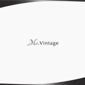 DR.DESIGN (Nakamura__)さんの中古ラグジュアリーブランドショップ「Ms.Vintage」のロゴ制作への提案