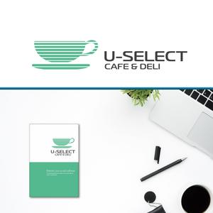 G-crep (gcrep)さんのカフェ「U-SELECT CAFE & DELI」のロゴとロゴイラストマークへの提案