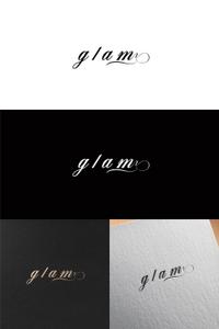 scrug design (scrug)さんの美容室「glam」のロゴへの提案