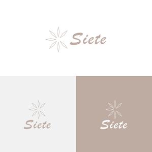 scrug design (scrug)さんの美容室「Siete」のロゴへの提案