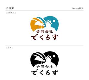 Atelier K (lan_kato2018)さんの埼玉県の田舎で開業する不動産業「合同会社でくらす」のロゴ作成への提案