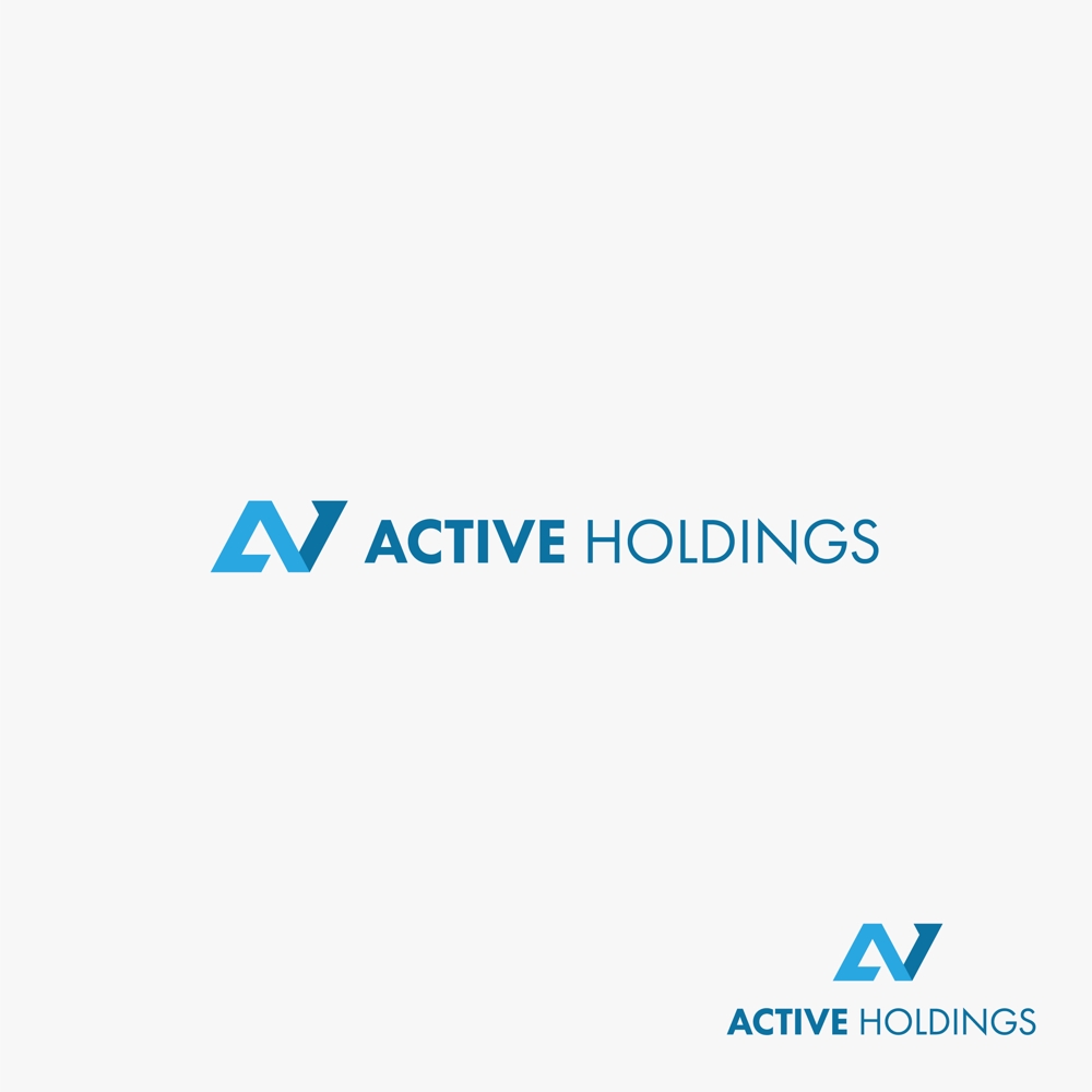 『ACTIVE　HOLDINGS』のロゴ制作