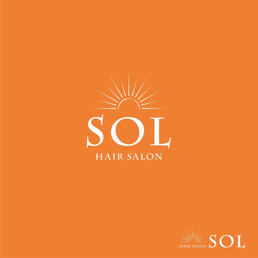 美容室　SOL ロゴ