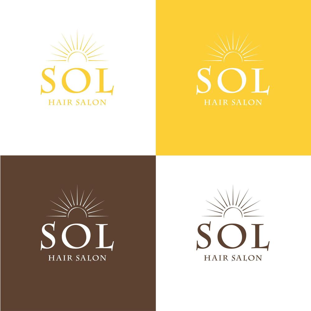 美容室　SOL ロゴ