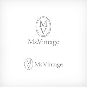 Morinohito (Morinohito)さんの中古ラグジュアリーブランドショップ「Ms.Vintage」のロゴ制作への提案