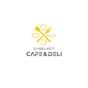 Morinohito (Morinohito)さんのカフェ「U-SELECT CAFE & DELI」のロゴとロゴイラストマークへの提案