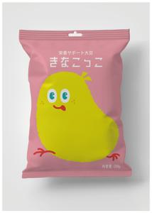 森と猫 (moritoneko)さんの「子供向け きな粉」のパッケージデザインへの提案