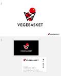 森と猫 (moritoneko)さんの野菜販売　「ベジバスケット」のロゴへの提案