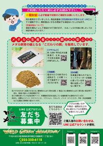 adstock (sakaimasanobu370)さんのメダカ屋の同梱チラシの作成依頼への提案