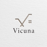 Kaito Design (kaito0802)さんの高価格帯 新築戸建分譲「Vicuna」（ビクーナ）のロゴの仕事への提案