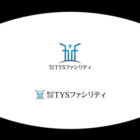 Kaito Design (kaito0802)さんのホテル、旅館、保養所、民泊施設の建物管理、清掃管理の『TYSファシリティ』ロゴ制作依頼への提案