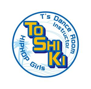 想月たいが (taiga04510)さんのダンススクール『ティーズダンスルーム』所属インストラクター『TOSHIKI』のロゴマーク作成への提案