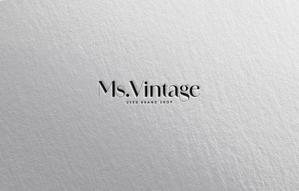 shibamarutaro (shibamarutaro)さんの中古ラグジュアリーブランドショップ「Ms.Vintage」のロゴ制作への提案
