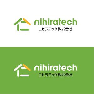 s m d s (smds)さんの北海道帯広市を拠点に法人・個人向けに建築板金業を営む「ニヒラテック株式会社」のロゴへの提案
