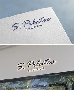 s m d s (smds)さんのピラティススタジオ「S. Pilates SHONAN」のワードロゴ　への提案