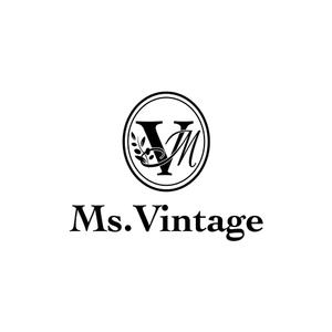 greenseed-design (uchimura01)さんの中古ラグジュアリーブランドショップ「Ms.Vintage」のロゴ制作への提案