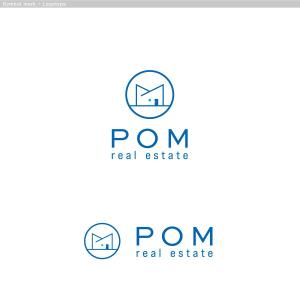 cambelworks (cambelworks)さんの不動産会社『POM』のロゴ作成への提案