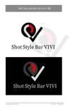 arc design (kanmai)さんのBAR「Shot Style Bar VIVI」のロゴへの提案