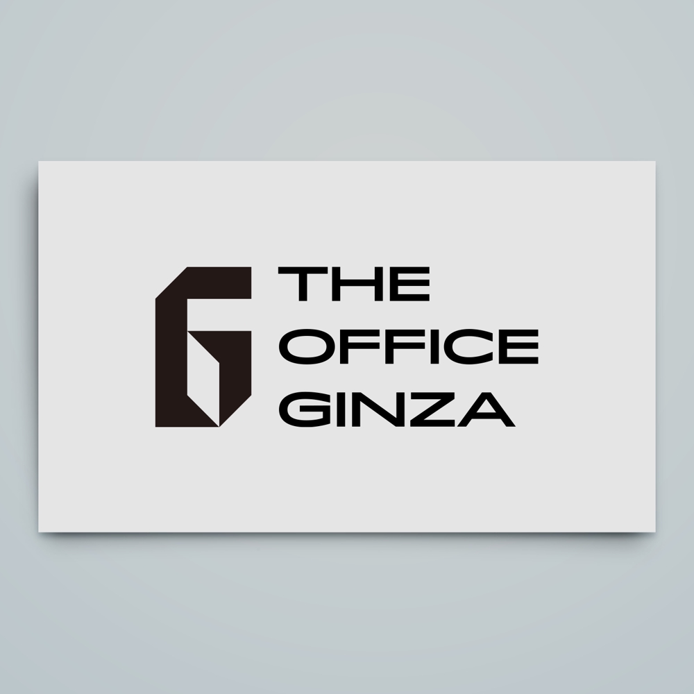 銀座の新築ビルオフィス「THE OFFICE GINZA」ロゴ＆マーク制作
