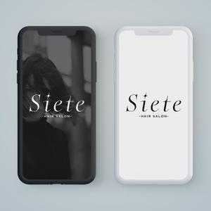 haru_Design (haru_Design)さんの美容室「Siete」のロゴへの提案