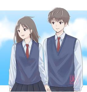 うかいイラストレーション＆デザイン (yotsuru)さんの学習塾の広告に掲載する中学生や高校生（男子と女子両方）のイラストへの提案