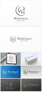 nvDesign (nvDesign)さんのヘアサロン「Rintrace」のロゴへの提案
