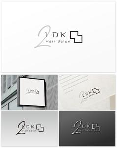 nvDesign (nvDesign)さんの美容室「2LDK」のロゴへの提案