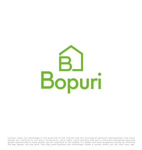 tog_design (tog_design)さんの建設関係の施工写真管理アプリ「Bopuri」のロゴデザインへの提案