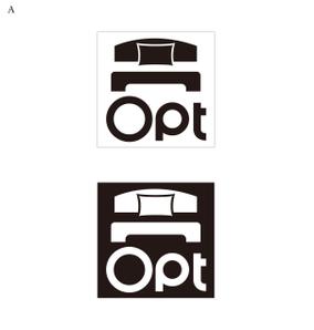 tog_design (tog_design)さんのシンプル＆高品質なビジネス仕様の滞在施設「Opt」のロゴ（看板）への提案