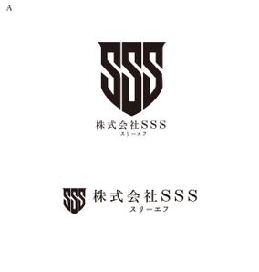 tog_design (tog_design)さんの新会社「株式会社SSS（スリーエフ）」のロゴ作成｜美容医療・黒・洗練・強さがテーマへの提案
