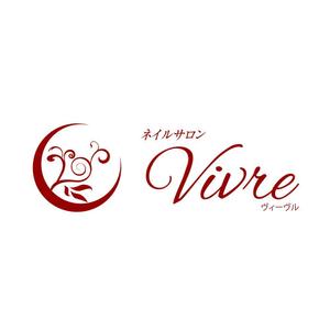 waami01 (waami01)さんのネイルサロン　ヴィーヴルのロゴ　Vivre　生きるという意味への提案