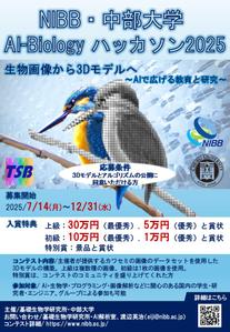 odagiri_1 (odagiri_1)さんの「NIBB・中部大学 AI-Biology ハッカソン2025」コンテストのチラシの仕事への提案
