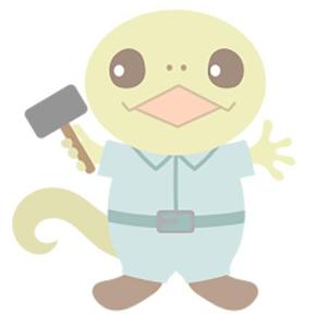 室崎ランコ創造 (murosaki_ranko)さんの設備屋の家守テックという屋号のキャラへの提案