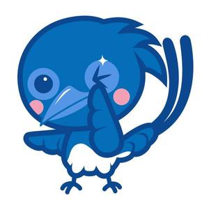 ISSOKU (kazunori131)さんの歯科医院のロゴの色調と「サンコウチョウ」に似せたキャラクターへの提案