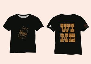 Miyagino (Miyagino)さんのワインスクールのTシャツデザインへの提案