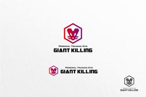 kosk_Design (cc110)さんのパーソナルトレーニングジム"GIANT KILLING"ロゴ、デザインへの提案
