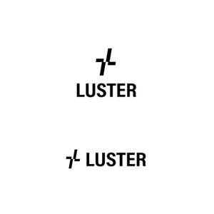スタジオきなこ (kinaco_yama)さんのアパレルブランド「LUSTER」(ラスター)のシンボルマーク付きロゴへの提案