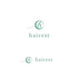 スタジオきなこ (kinaco_yama)さんの美容室新ブランド【hairest（ヘアレスト）】ロゴデザインへの提案