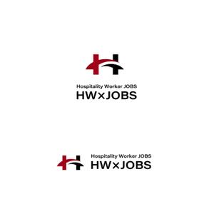 スタジオきなこ (kinaco_yama)さんの人材派遣・人材紹介サイト「HW×JOBS」のロゴへの提案