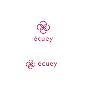 スタジオきなこ (kinaco_yama)さんのアパレルショップサイト「écuey」のロゴへの提案