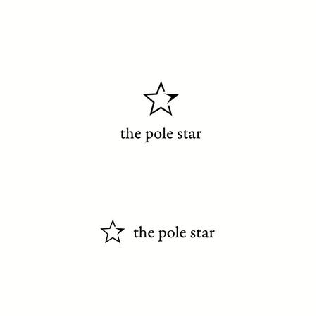 スタジオきなこ (kinaco_yama)さんのアパレルブランド『the pole star』ロゴデザイン募集への提案